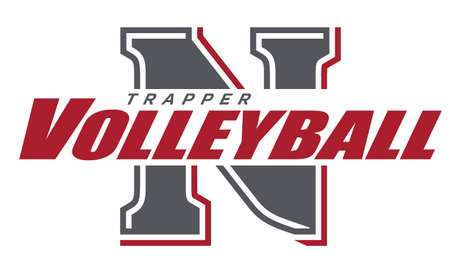 Trapper N Logo, Volleyball without Northwest College, color